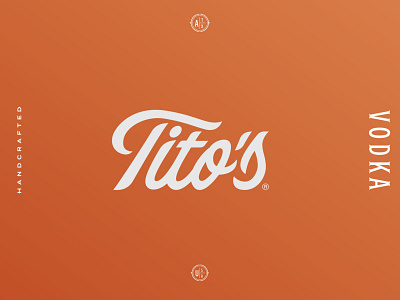 Tito's Brand Study brandid branding identity orange script type type design typography