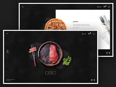 Food store ecommerce food pizza store