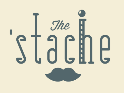 The 'Stache Logo