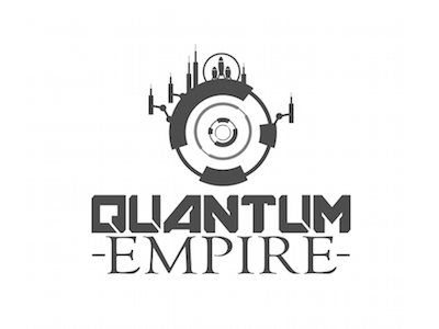 Quantum Empire Logo empire game logo quantum rocket space vector