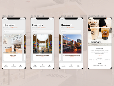 Discover San Francisco App app branding design illustration logo ui ux