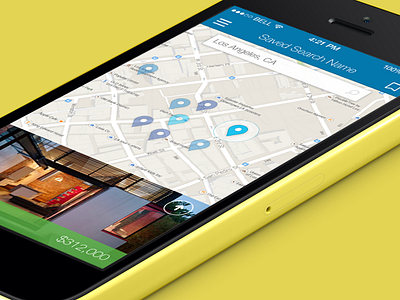 RealScout iOS7 update 7 app flat ios map mobile real estate