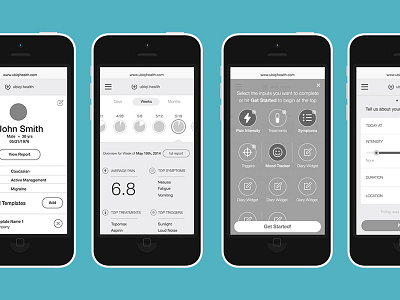 Mobile Wires app design ios iphone task flow wireframe wires workflow