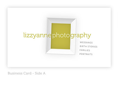 Business Card - Side A business card identity photography