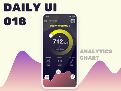 Analytics Chart Daily UI 018 adobe illustrator app daily 100 challenge dailyui experience ios ui ui ux design vector