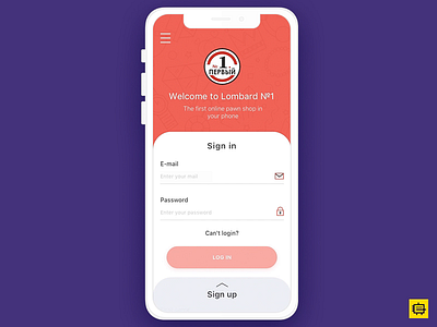 Sign In & Sign Up app registration sign in sign up