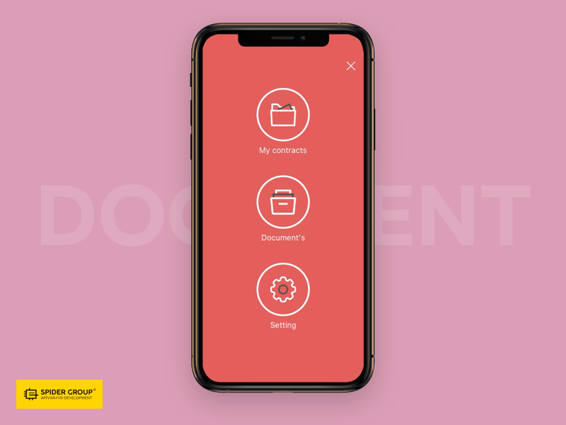 Documents animation app document interface ios ui