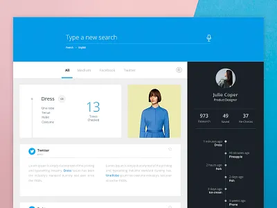 Translate clean dashboard flat interface minimal simple stats translate ui ux web website