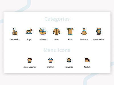 Tablez - Menu Icons - Illustration 2020 ecommerce design ecommerce ux illustration responsive design ui uidesign uiux ux uxdesign