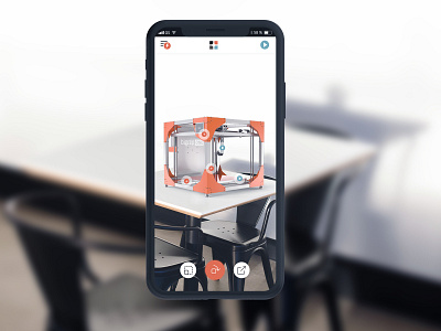 AR 3D Printer - App design app app design ar app design mobile ui ui ux