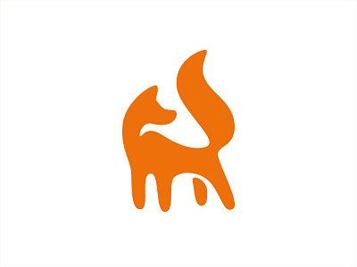 Fox Logo Mark animal corporate design fox icon identity logo outdoors