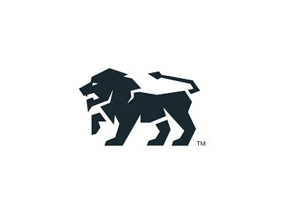 Lion animal corporate identity lion logo mark