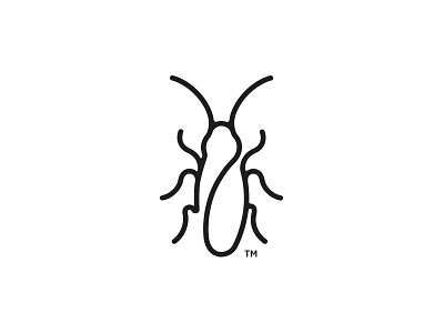 Dubia Roach Mark animal corporate creature dubia identity insect logo mark roach
