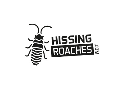 Hissing Roach Logo cockroach design hissing insect logo mark pet roach