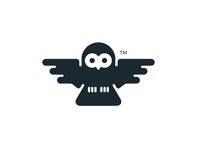 Owl Logo app bird circle corporate design flying icon identity logo owl