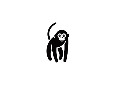 Monkey Logo Mark animal ape chimp corporate design identity jungle logo monkey