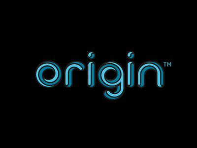 Origin burnell design font logo neil origin vector