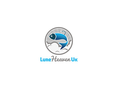 Lure heaven angling burnell design fish fishing logo lure mark neil shop