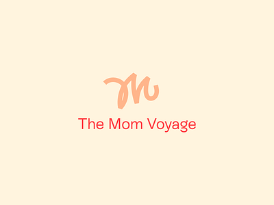 The Mom Voyage logo art direction brand design brand identity branding creative direction custom type graphic design typography