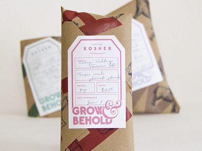Grow & Behold logo/colorway/packaging