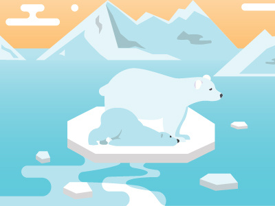 Global Warming Awareness design flat art flat illustration graphic design illustration poster design