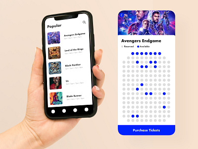 Movie Ticket App Concept