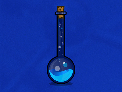 Love Potion #4 blue blue potion love potion potion sketch vector