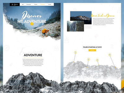 Adventure Website Designs