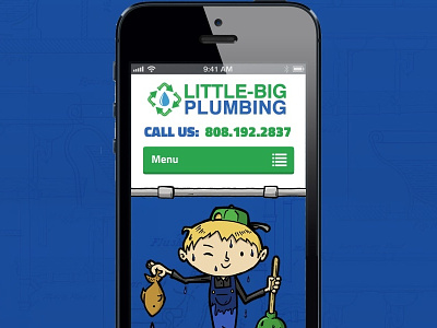 A mobile version of my plumbing site