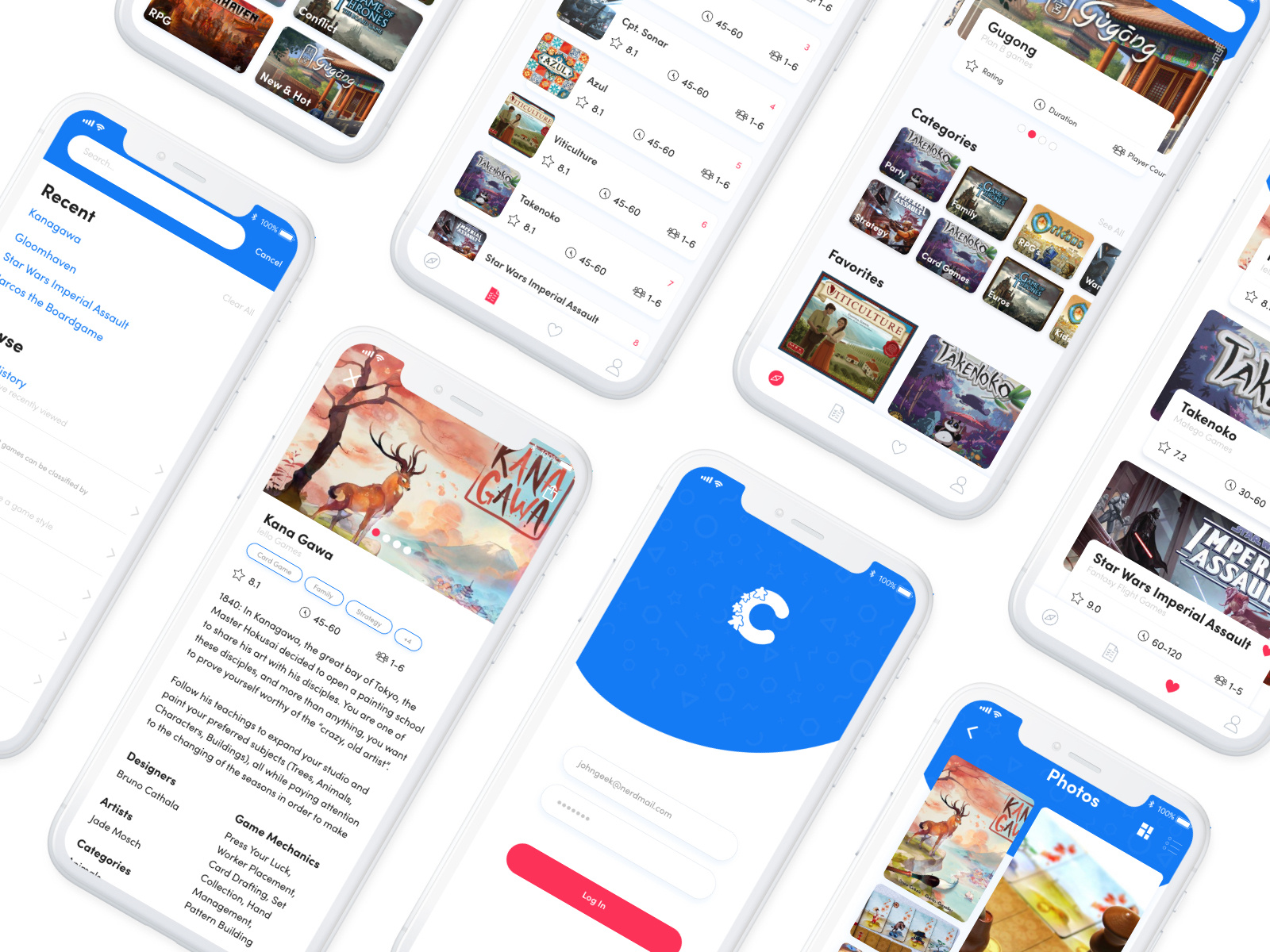 Board Game Mobile App Concept by Jesse Showalter on Dribbble