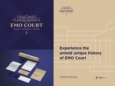 Emo Court | Branding brand design brand identity branding business card design emo emo court identity design logo marca park poster poster design stationery