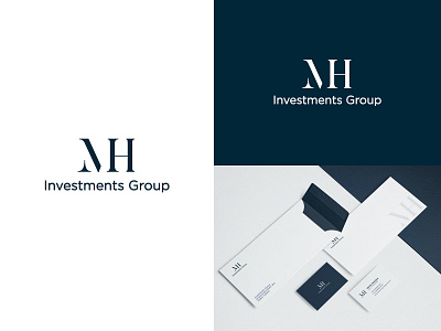 MH Investments Group | Branding brand design brand identity branding design identity design investimento investment logo marca