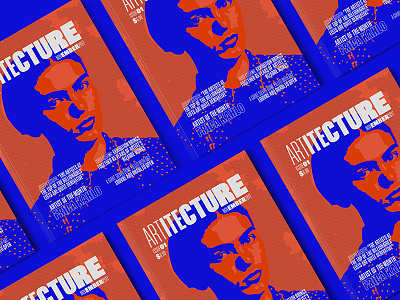 Artitecture Magazine architecture art blue design editorial frida kahlo magazine orange publication typography vivid