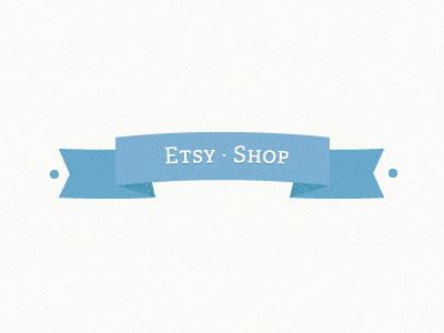 Etsy Shop blue ribbon texture