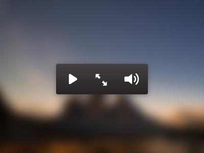 Video Controls controls icons ui video player