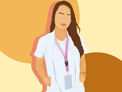 Dentistry Girl Student Illustration