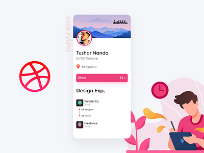 Dribbble profile