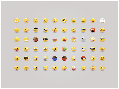 60 Emoticons - Smiley Gang