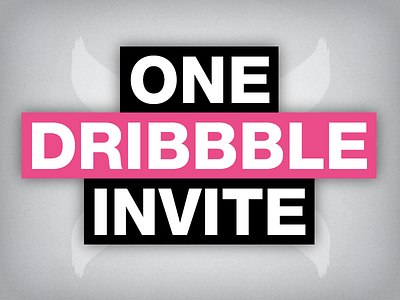 Dribbble Invite dribbble invitation invite