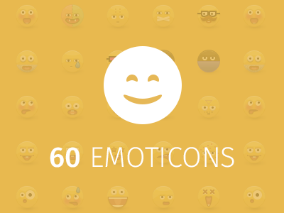 60 Emoticons behance emoticon icon illustration smiley