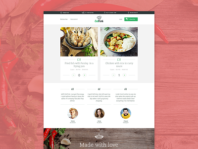 EatFirst - Website