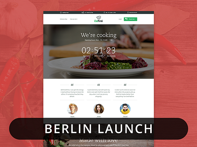 Eatfirst - Berlin Launch