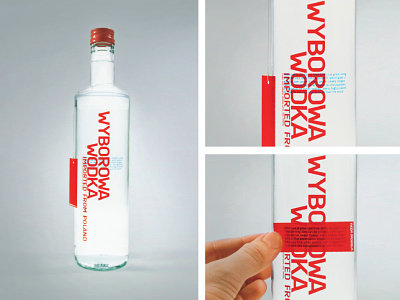 Wodka label packaging vodka wodka wyborowa