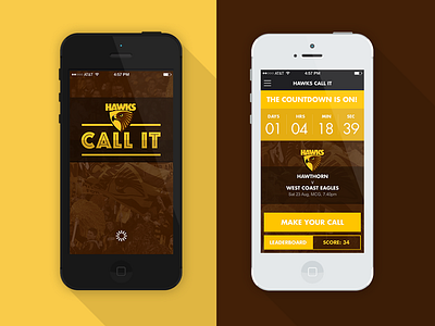 Hawks Call It App afl app hawthorn sport