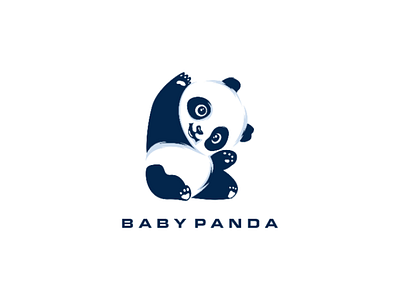 baby panda logo icon sport vector game