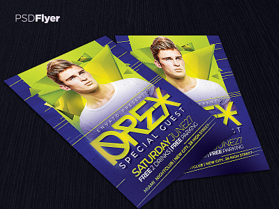 Artist Event Music Flyer 2 basch colorful fashion flyer fresh invitation night club party flyer pop poster psd template urban