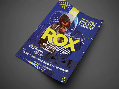 Artist Event Flyer Template artist bash concer flyer invitation night club party flyer poster psd template