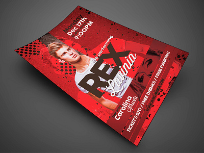 Artist Event Flyer Template   Cospia