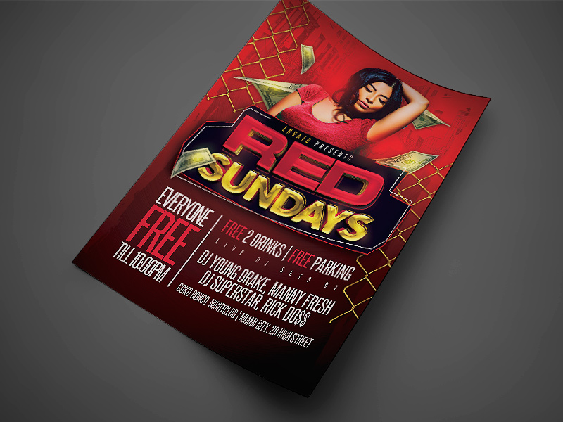 Color Days Party Flyer by Jay Key on Dribbble