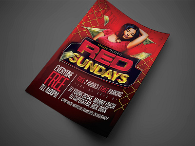 Color Days Party Flyer artist bash concert.bday flyer invitation night club party flyer poster psd template